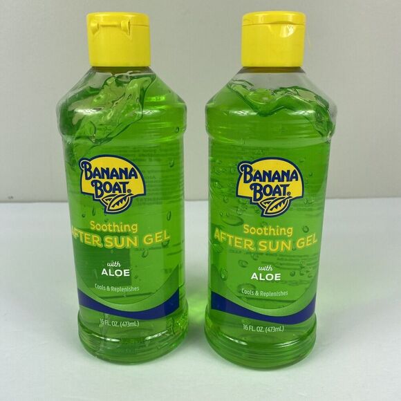 Banana Boat Other - BANANA BOAT 16 oz 2 pc Soothing After Sun Gel Aloe Summer Skin Care Beach